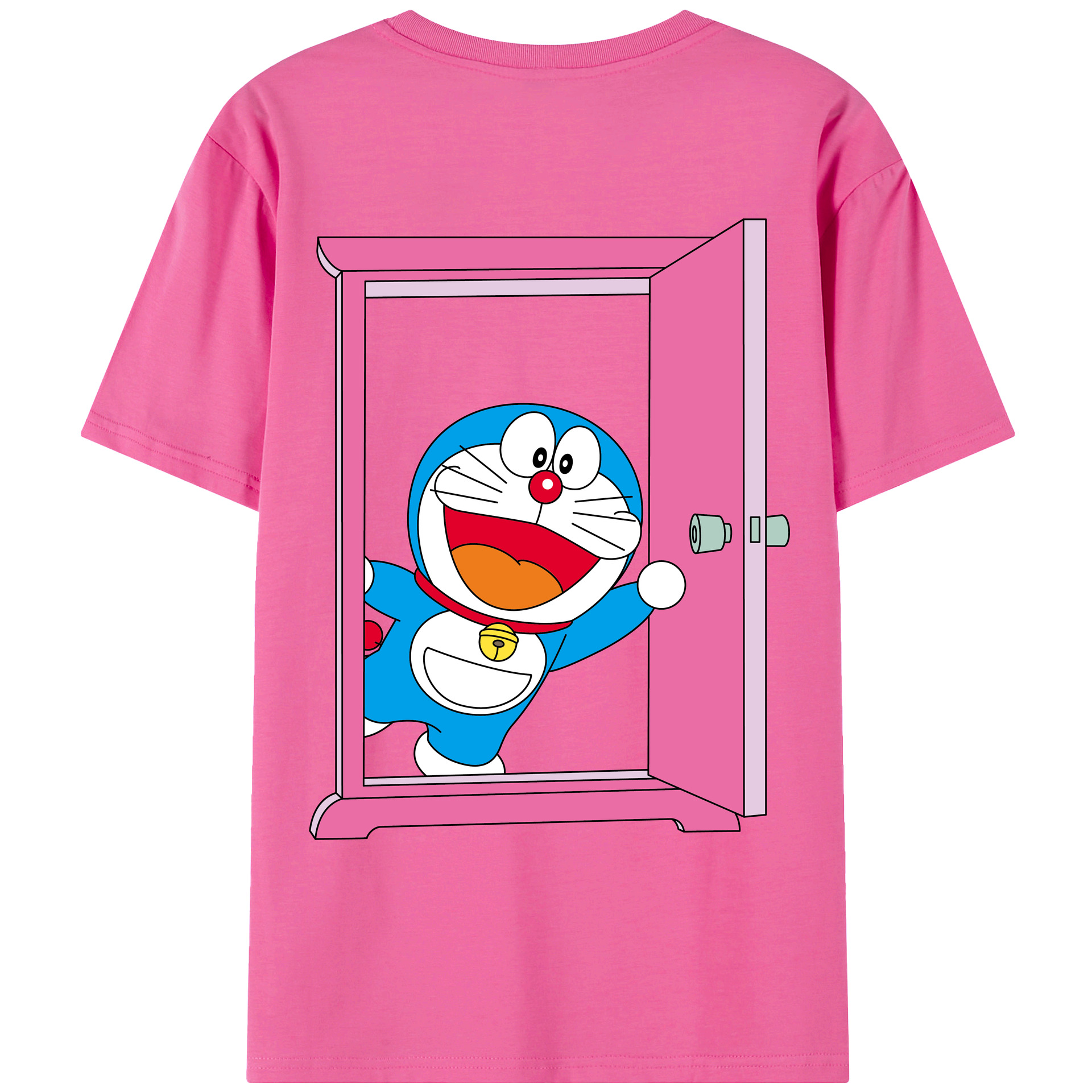 （画像用） ドラえもん Doraemon レディース半袖Tシャツ(バックプリント)